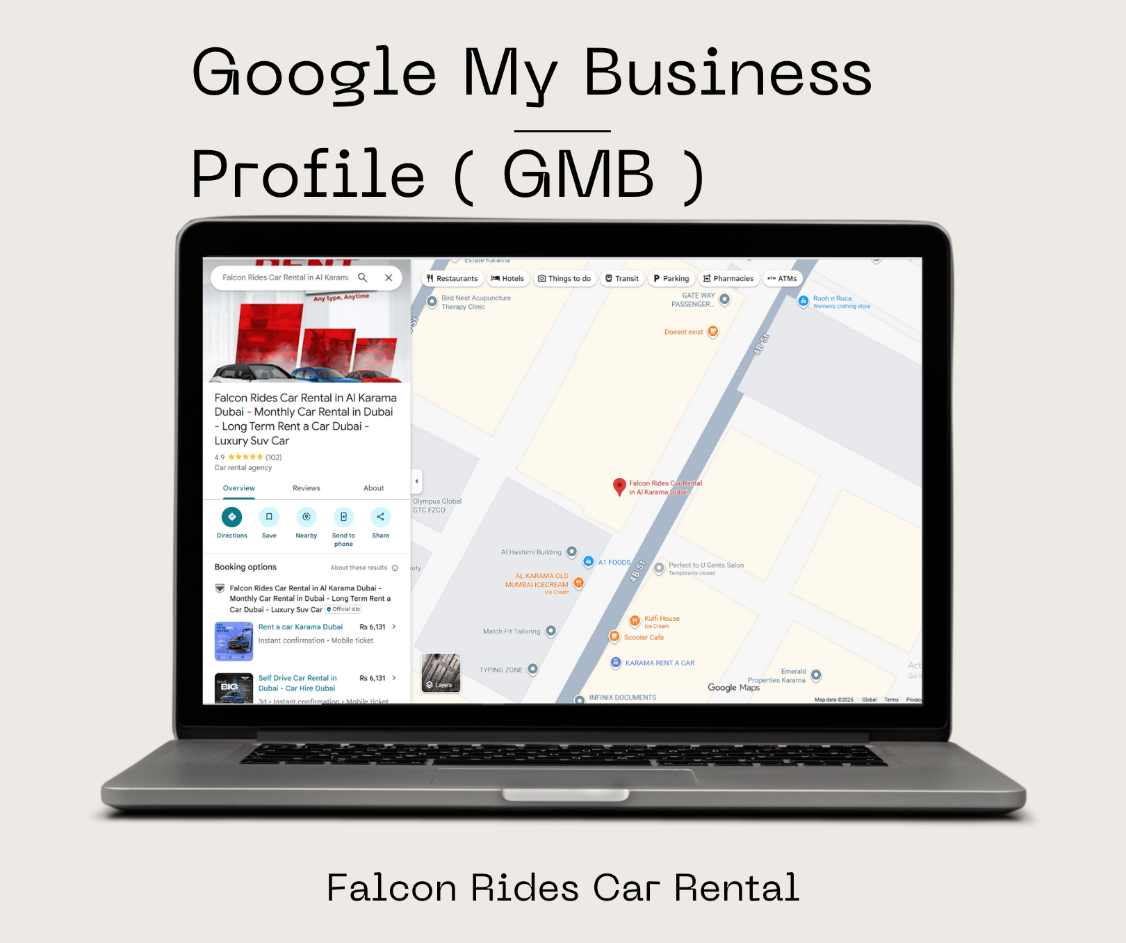 Falcon Rides Google My Business Creation